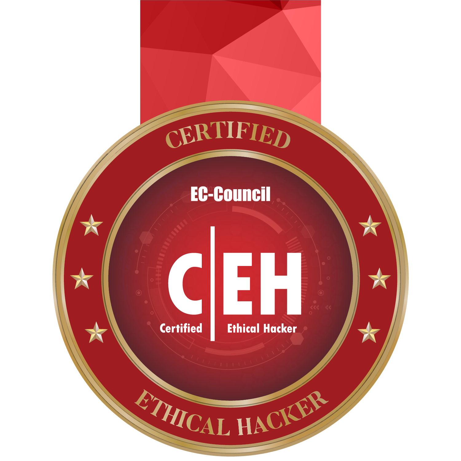 Certified Ethical Hacker credential badge